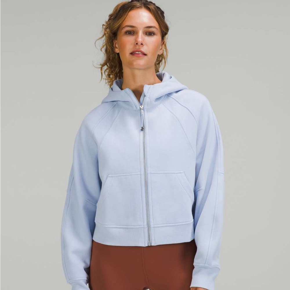 Lululemon Women's Light Blue Hoodie (original price $120)